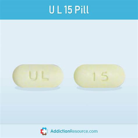 Enter the imprint code that appears on the pill. . Pill with u l 15